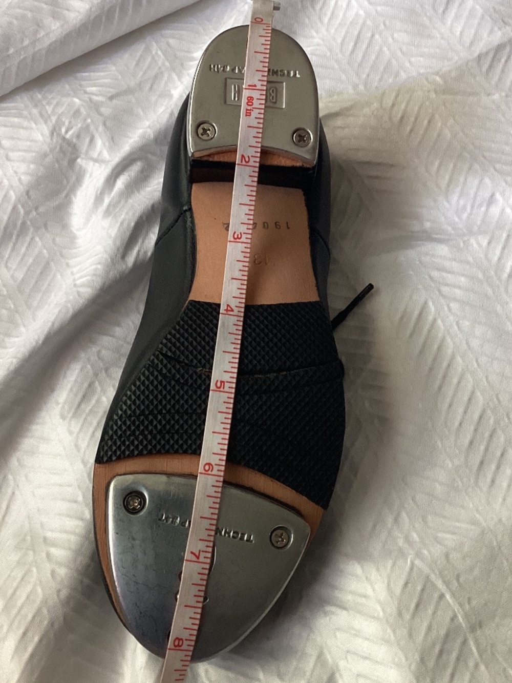 BLOCH Jazz Tap Leather Tap Shoes Children’s Size 13.5 SO301G Girls - Picture 7 of 11